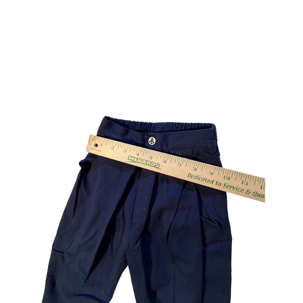 Y2K L.A. Kidders Boys Vintage 3 Piece Nautical Set Cardigan Polo Pants Navy 4T - Picture 8 of 14